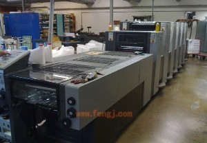 转让二手2000年海德堡SM52-5H+LX印刷机-华氏印刷器材